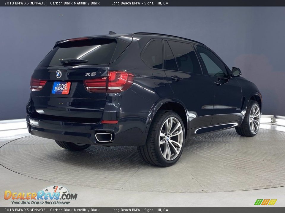2018 BMW X5 sDrive35i Carbon Black Metallic / Black Photo #5
