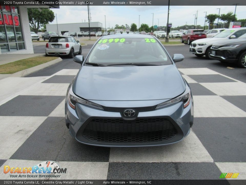 2020 Toyota Corolla LE Celestite Gray Metallic / Light Gray Photo #2
