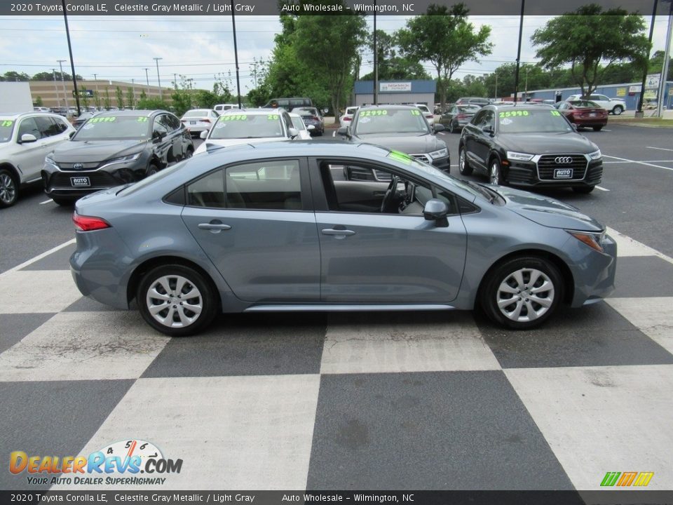 2020 Toyota Corolla LE Celestite Gray Metallic / Light Gray Photo #3