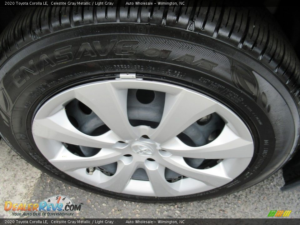 2020 Toyota Corolla LE Celestite Gray Metallic / Light Gray Photo #7