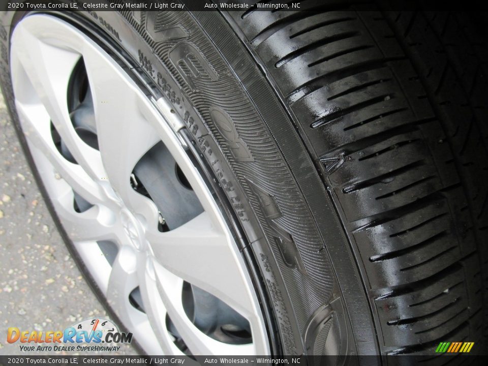 2020 Toyota Corolla LE Celestite Gray Metallic / Light Gray Photo #8