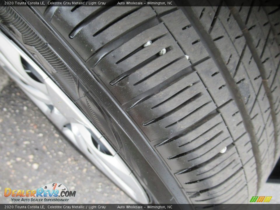 2020 Toyota Corolla LE Celestite Gray Metallic / Light Gray Photo #9