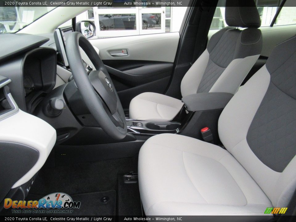 2020 Toyota Corolla LE Celestite Gray Metallic / Light Gray Photo #11