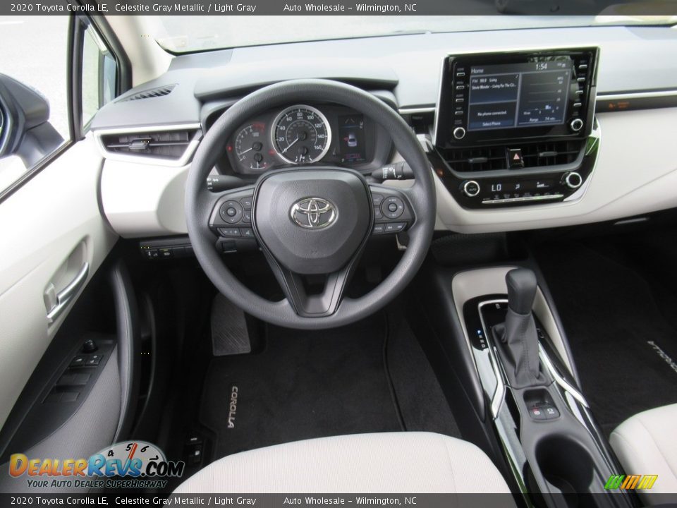 2020 Toyota Corolla LE Celestite Gray Metallic / Light Gray Photo #15