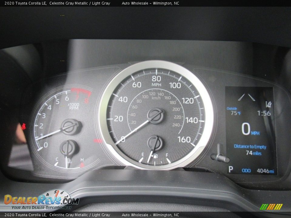 2020 Toyota Corolla LE Celestite Gray Metallic / Light Gray Photo #16
