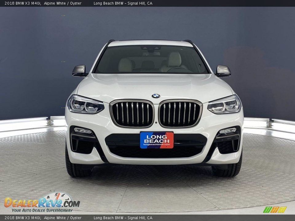 2018 BMW X3 M40i Alpine White / Oyster Photo #2