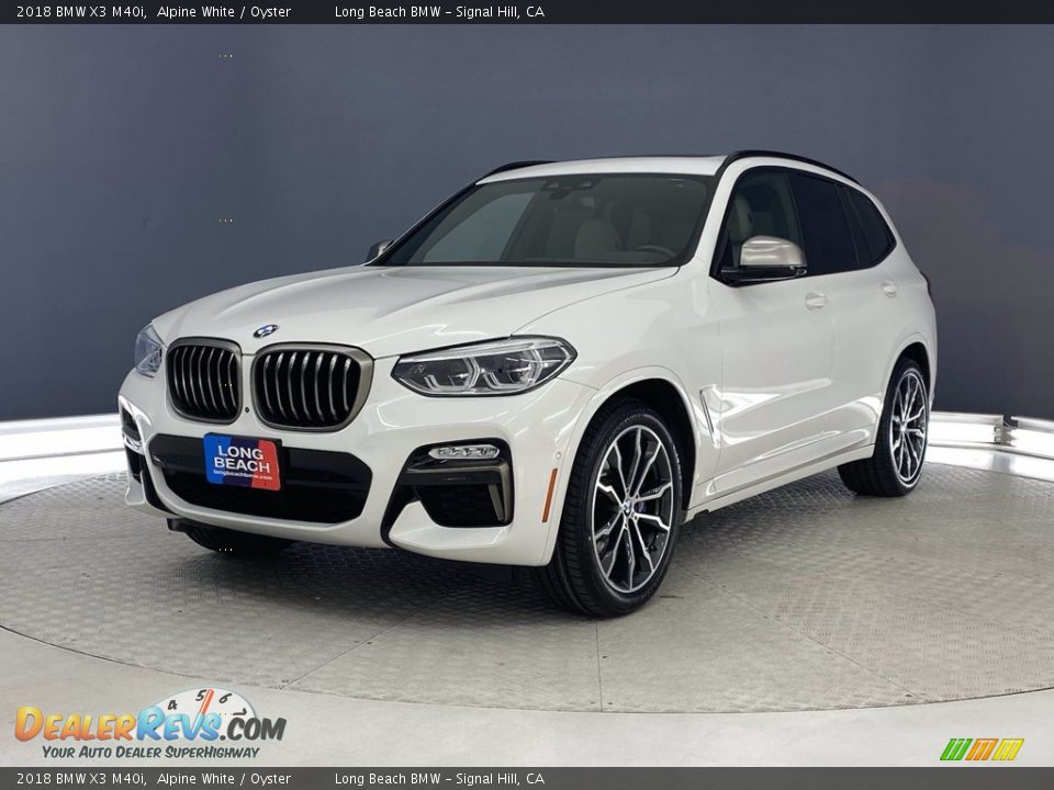 2018 BMW X3 M40i Alpine White / Oyster Photo #3