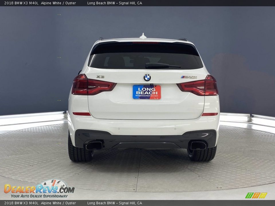 2018 BMW X3 M40i Alpine White / Oyster Photo #4