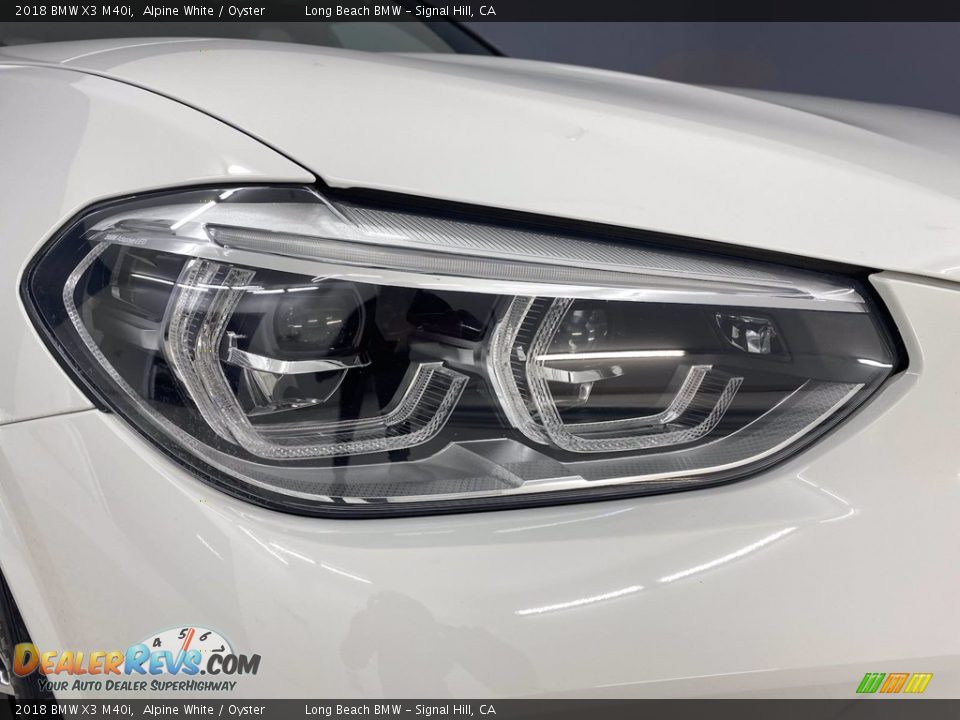 2018 BMW X3 M40i Alpine White / Oyster Photo #7