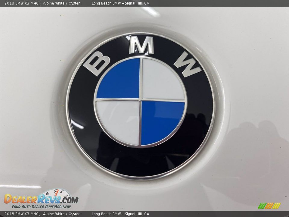 2018 BMW X3 M40i Alpine White / Oyster Photo #8