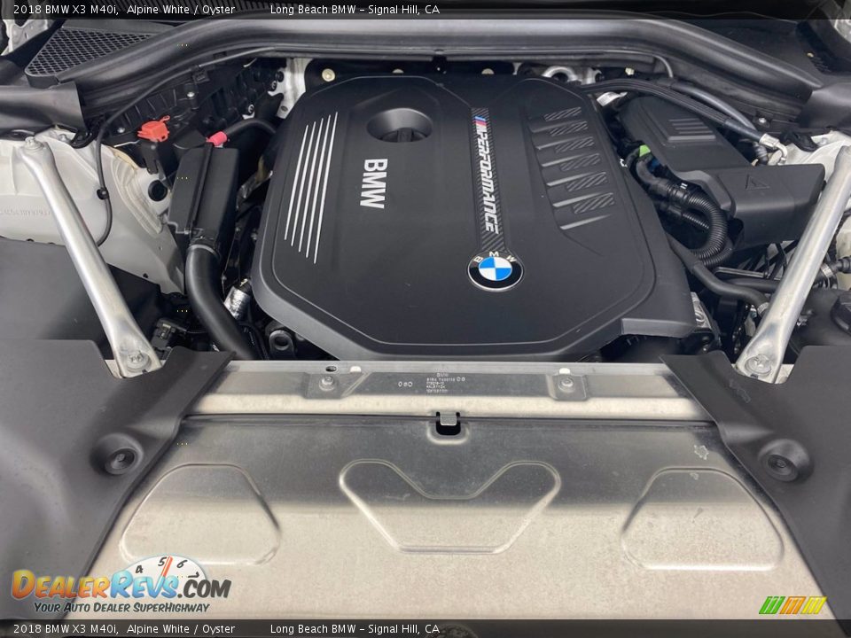 2018 BMW X3 M40i Alpine White / Oyster Photo #13