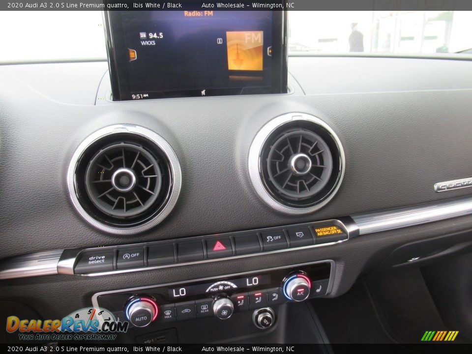Controls of 2020 Audi A3 2.0 S Line Premium quattro Photo #17