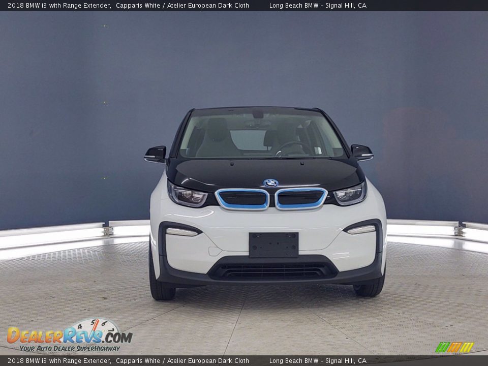 2018 BMW i3 with Range Extender Capparis White / Atelier European Dark Cloth Photo #2