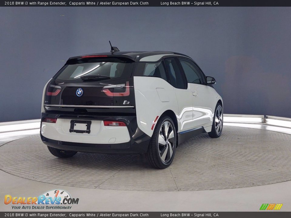 2018 BMW i3 with Range Extender Capparis White / Atelier European Dark Cloth Photo #5