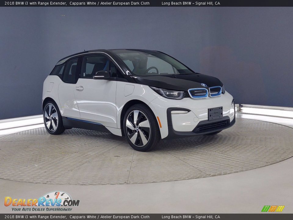 2018 BMW i3 with Range Extender Capparis White / Atelier European Dark Cloth Photo #36