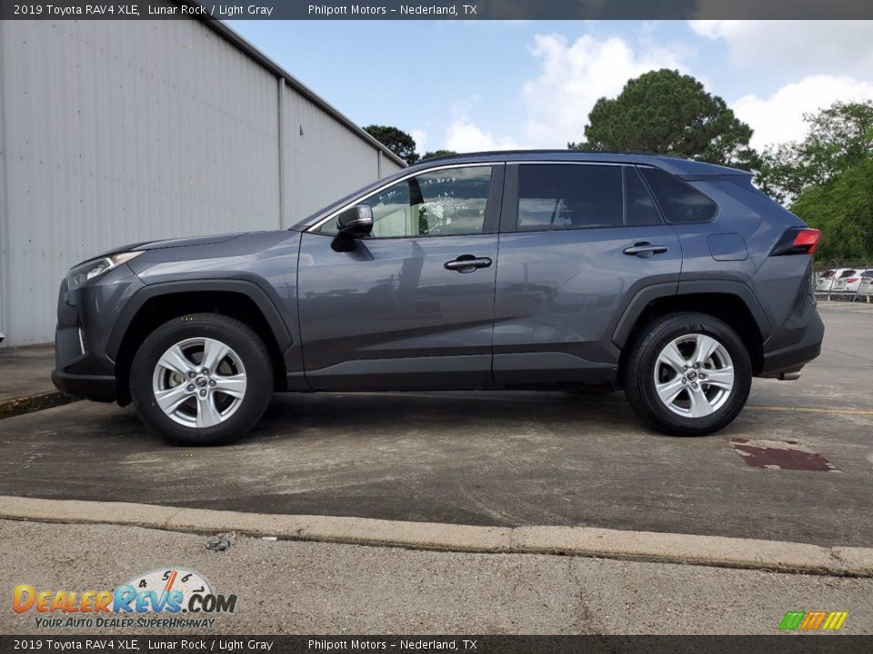 2019 Toyota RAV4 XLE Lunar Rock / Light Gray Photo #7