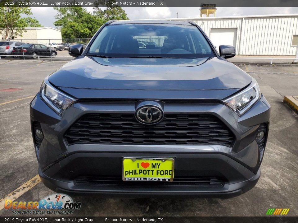 2019 Toyota RAV4 XLE Lunar Rock / Light Gray Photo #9