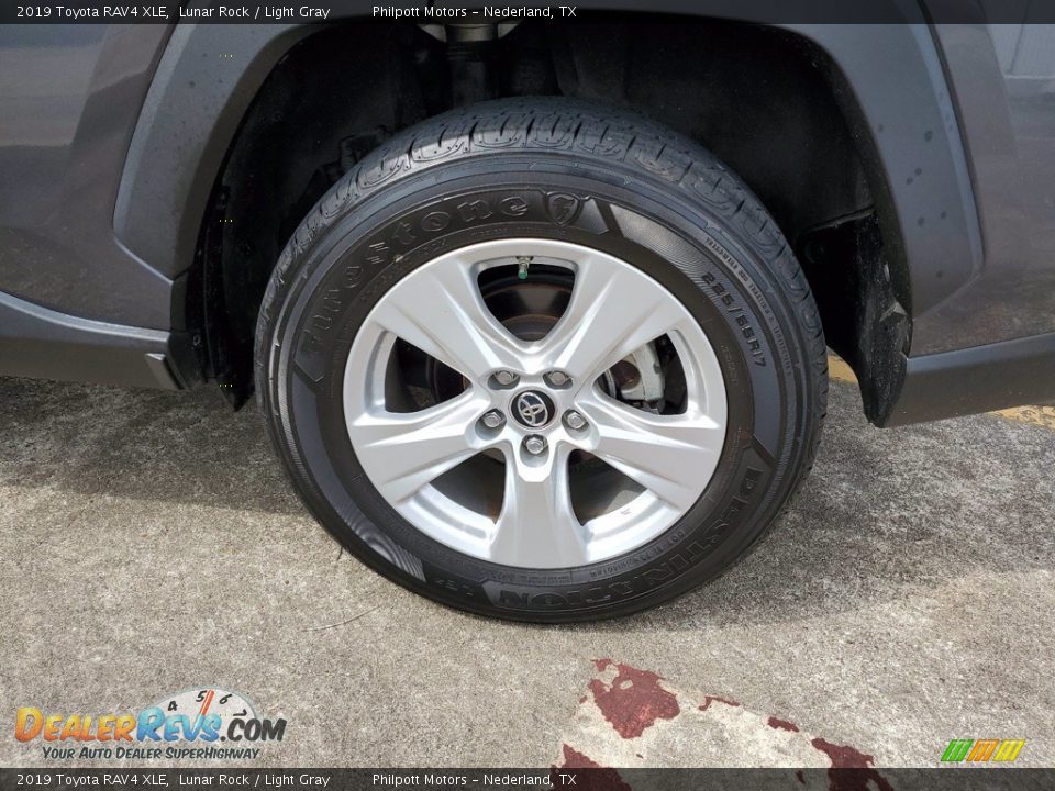 2019 Toyota RAV4 XLE Lunar Rock / Light Gray Photo #30