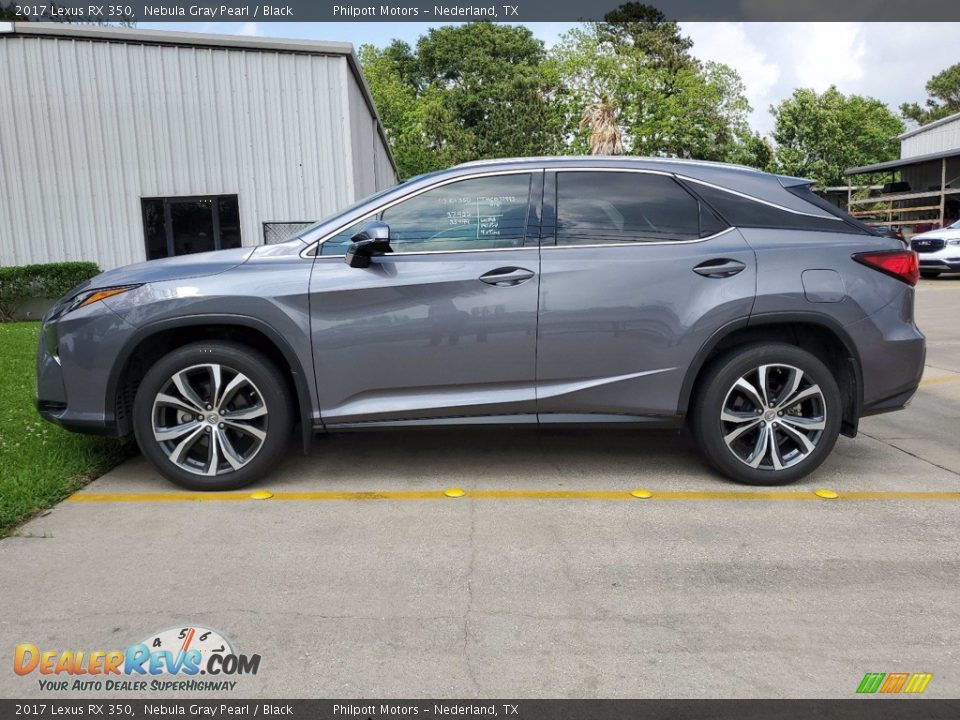 2017 Lexus RX 350 Nebula Gray Pearl / Black Photo #7