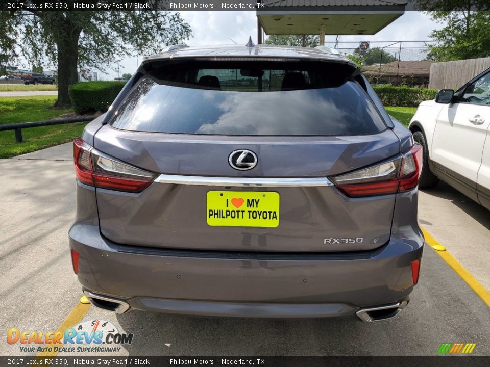 2017 Lexus RX 350 Nebula Gray Pearl / Black Photo #8