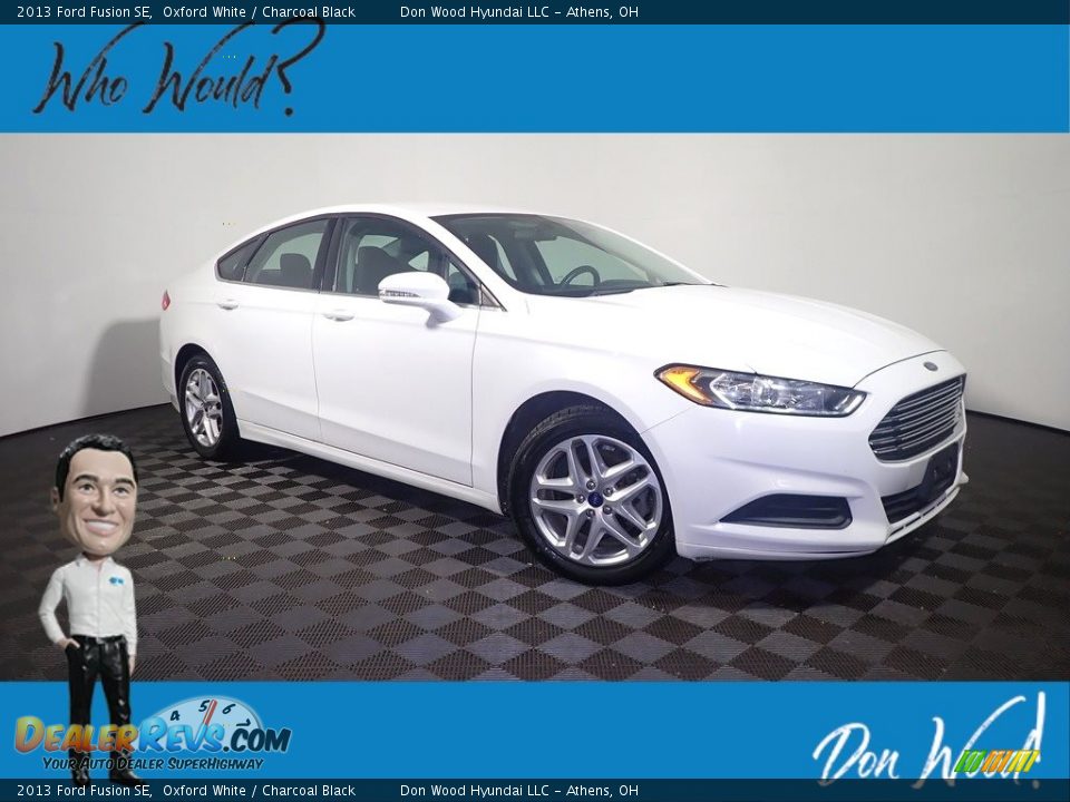 2013 Ford Fusion SE Oxford White / Charcoal Black Photo #1