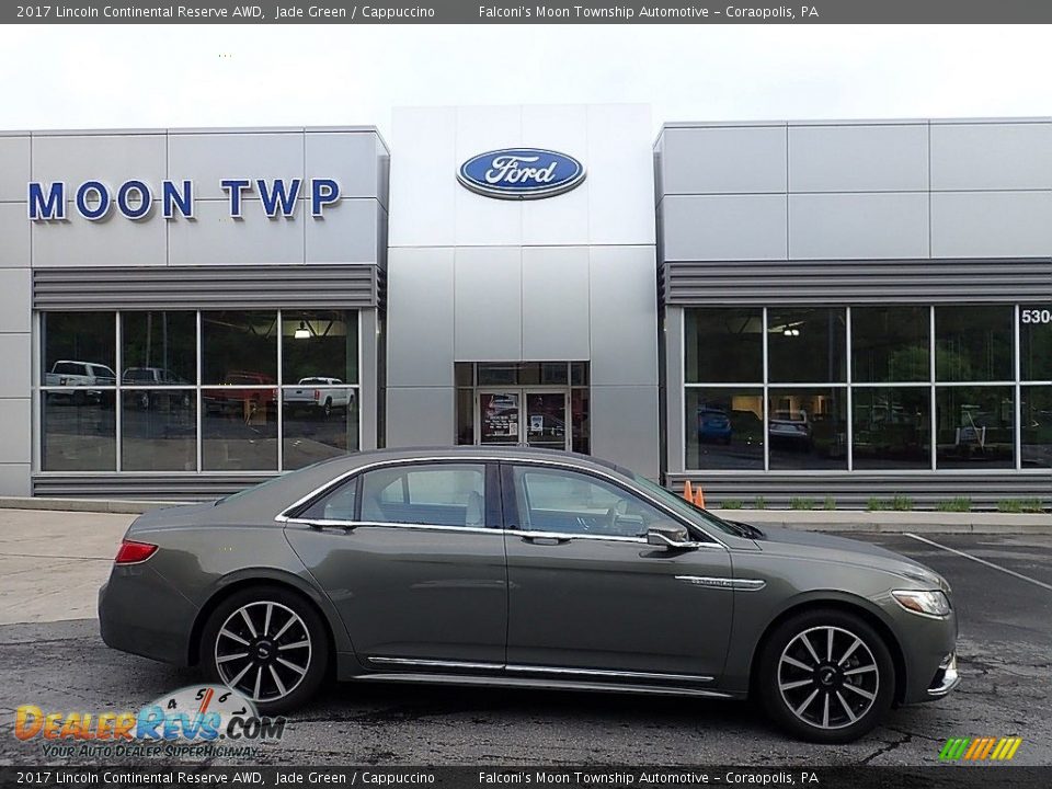 2017 Lincoln Continental Reserve AWD Jade Green / Cappuccino Photo #1