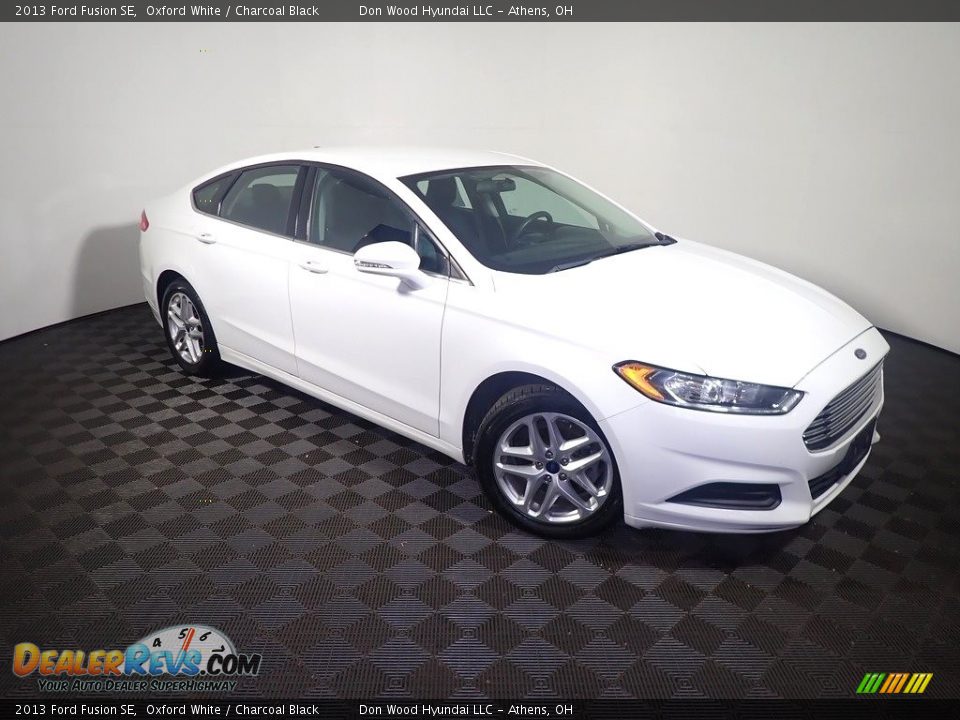 2013 Ford Fusion SE Oxford White / Charcoal Black Photo #2