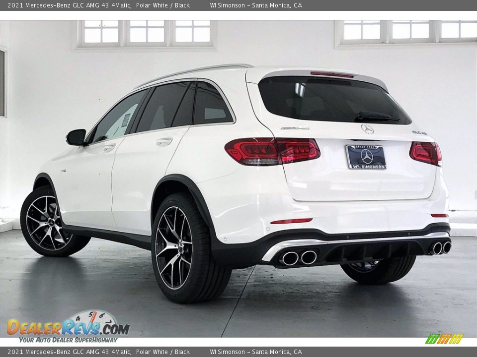 2021 Mercedes-Benz GLC AMG 43 4Matic Polar White / Black Photo #2