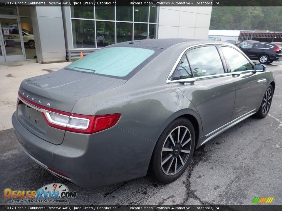 2017 Lincoln Continental Reserve AWD Jade Green / Cappuccino Photo #2