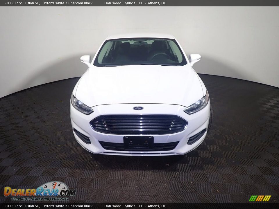 2013 Ford Fusion SE Oxford White / Charcoal Black Photo #4