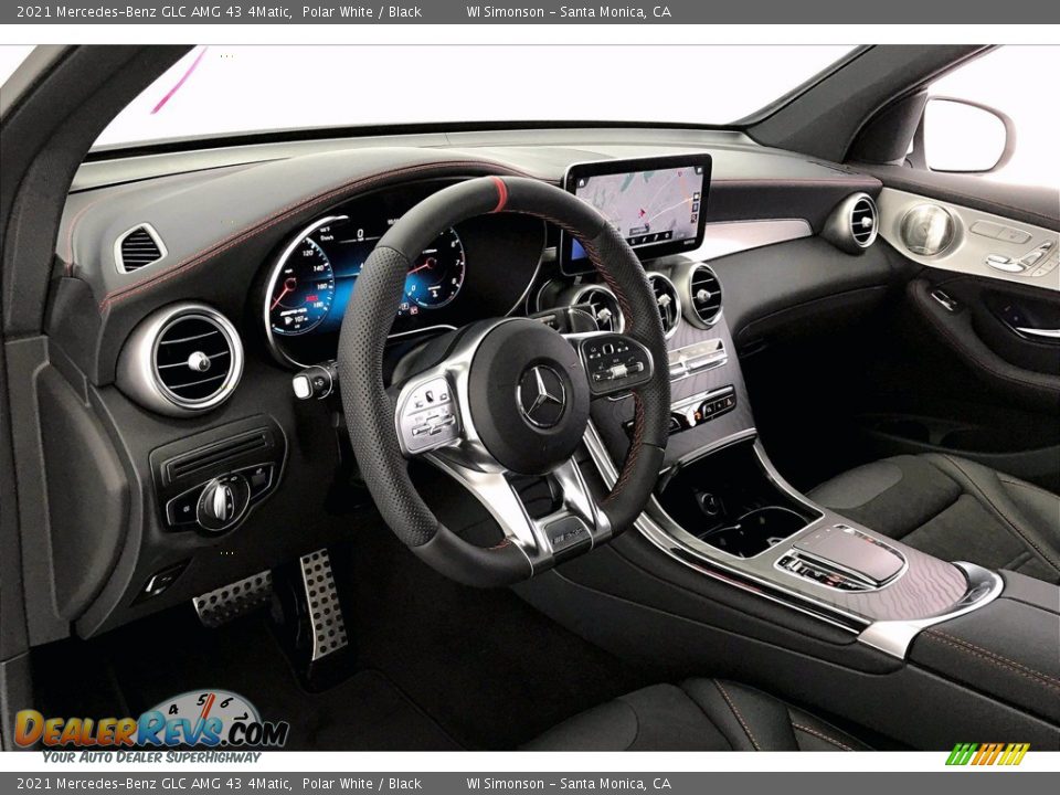 2021 Mercedes-Benz GLC AMG 43 4Matic Polar White / Black Photo #4
