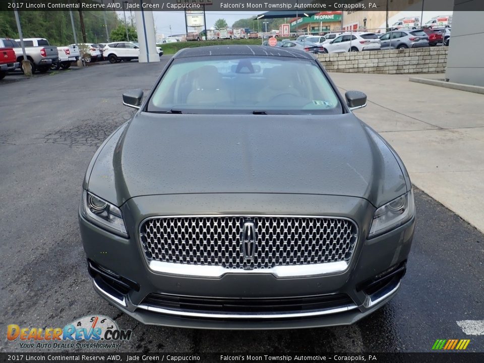 2017 Lincoln Continental Reserve AWD Jade Green / Cappuccino Photo #8