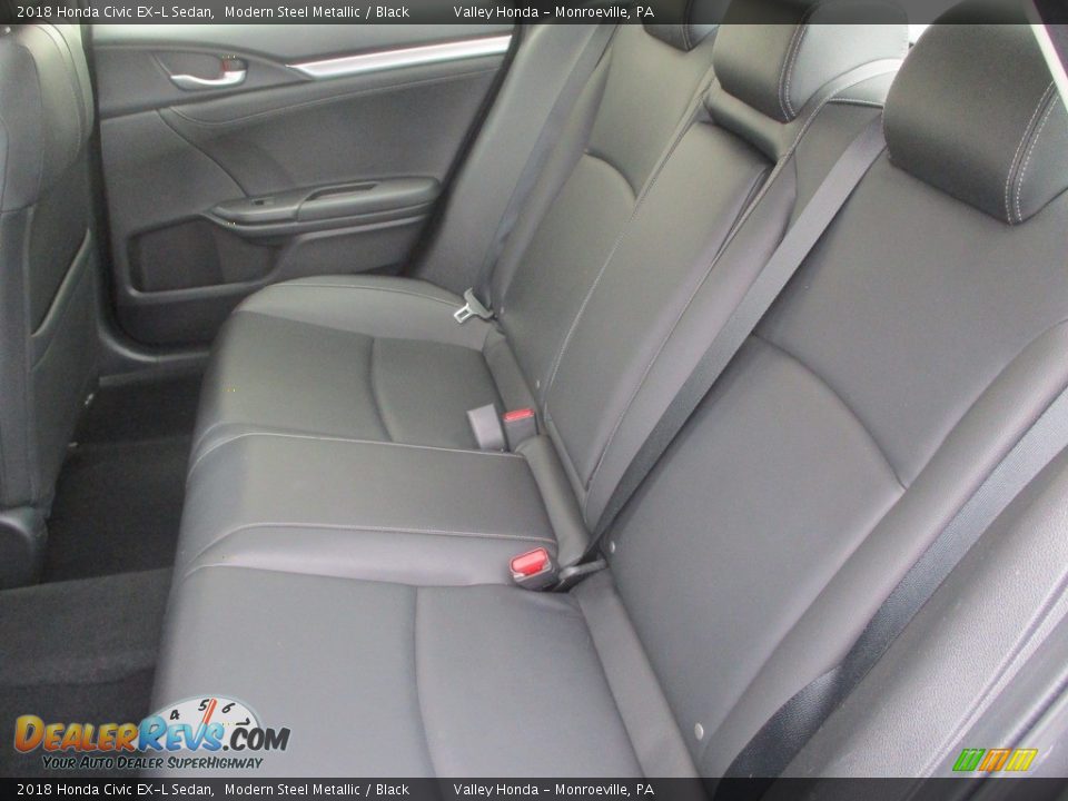 Rear Seat of 2018 Honda Civic EX-L Sedan Photo #13