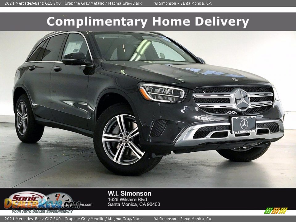 2021 Mercedes-Benz GLC 300 Graphite Gray Metallic / Magma Gray/Black Photo #1