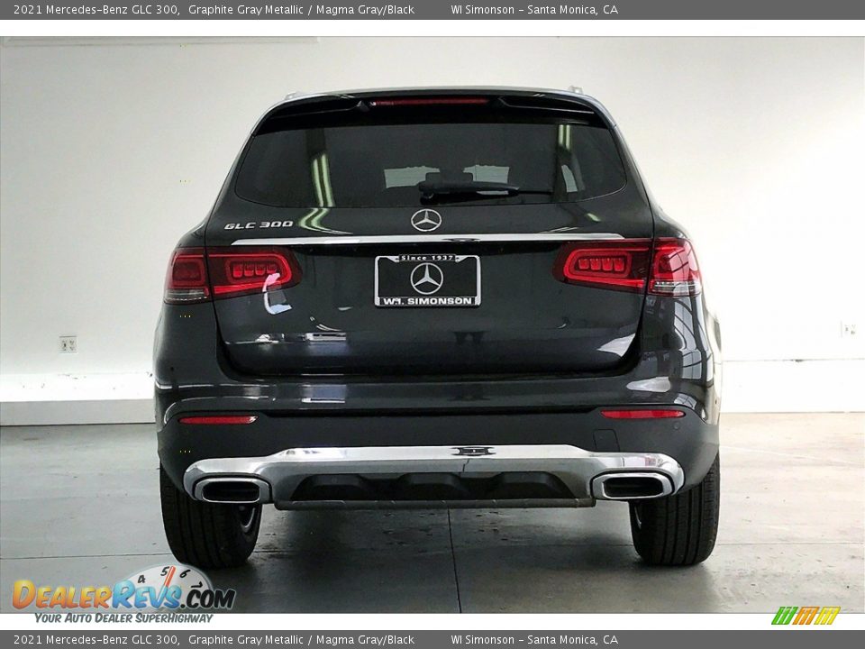 2021 Mercedes-Benz GLC 300 Graphite Gray Metallic / Magma Gray/Black Photo #3