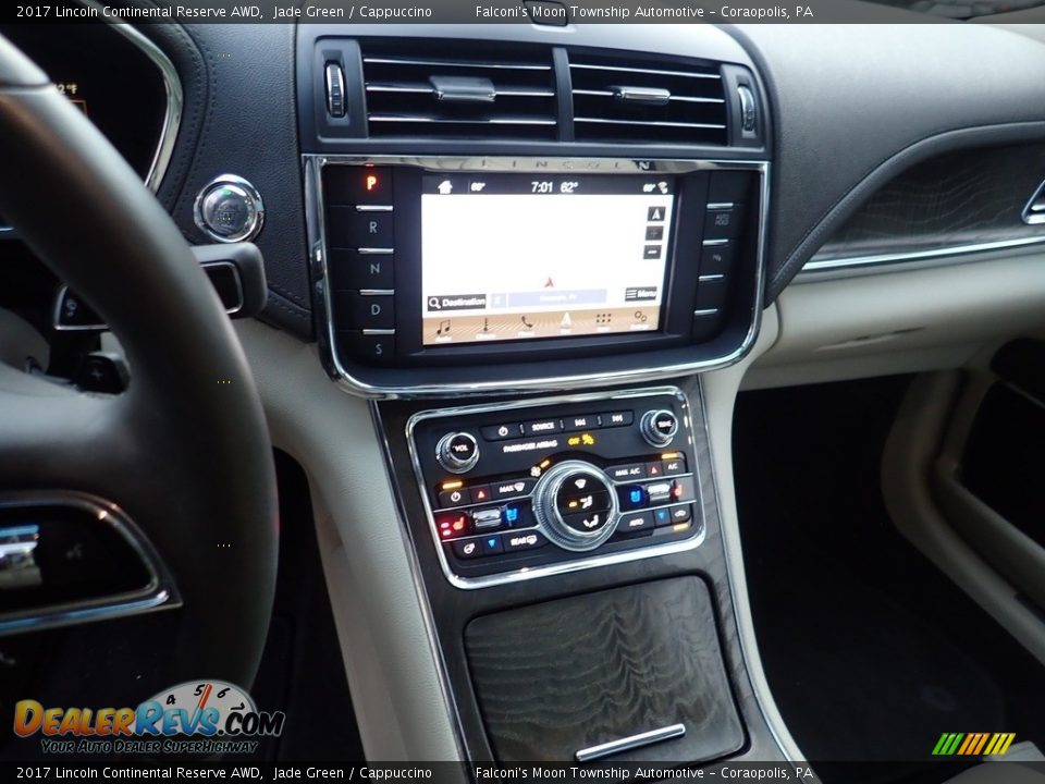 2017 Lincoln Continental Reserve AWD Jade Green / Cappuccino Photo #22