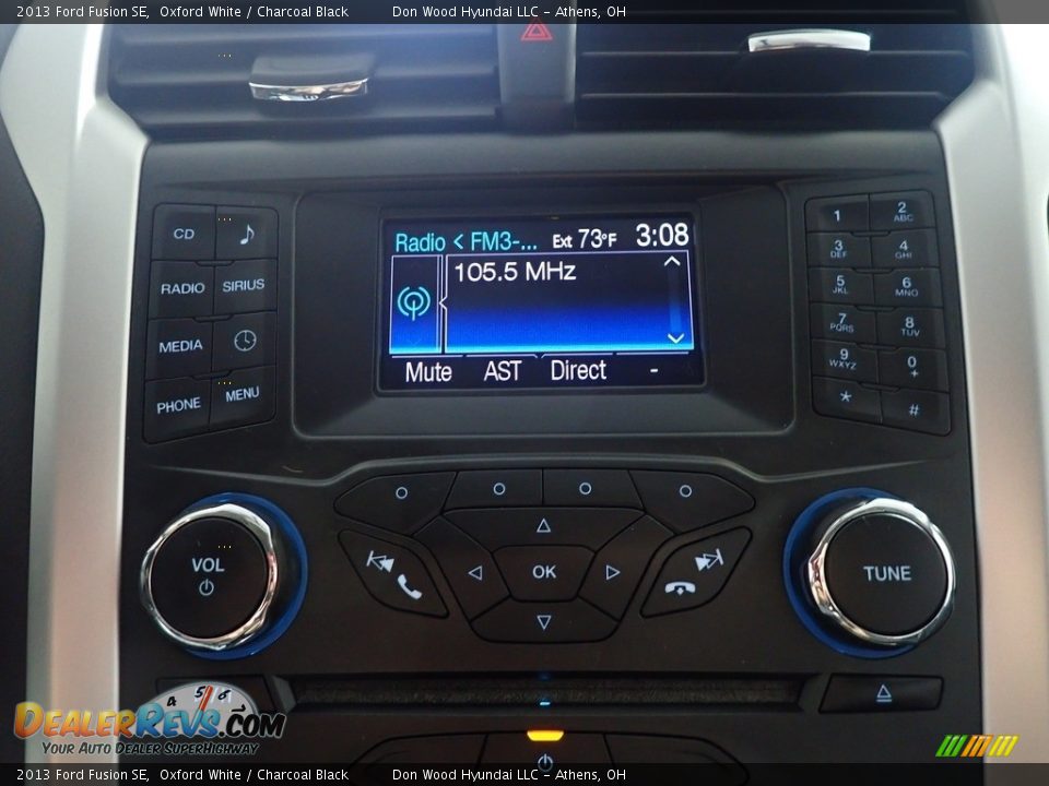 2013 Ford Fusion SE Oxford White / Charcoal Black Photo #26