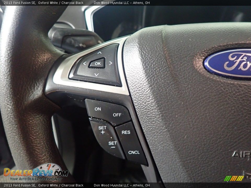 2013 Ford Fusion SE Oxford White / Charcoal Black Photo #29