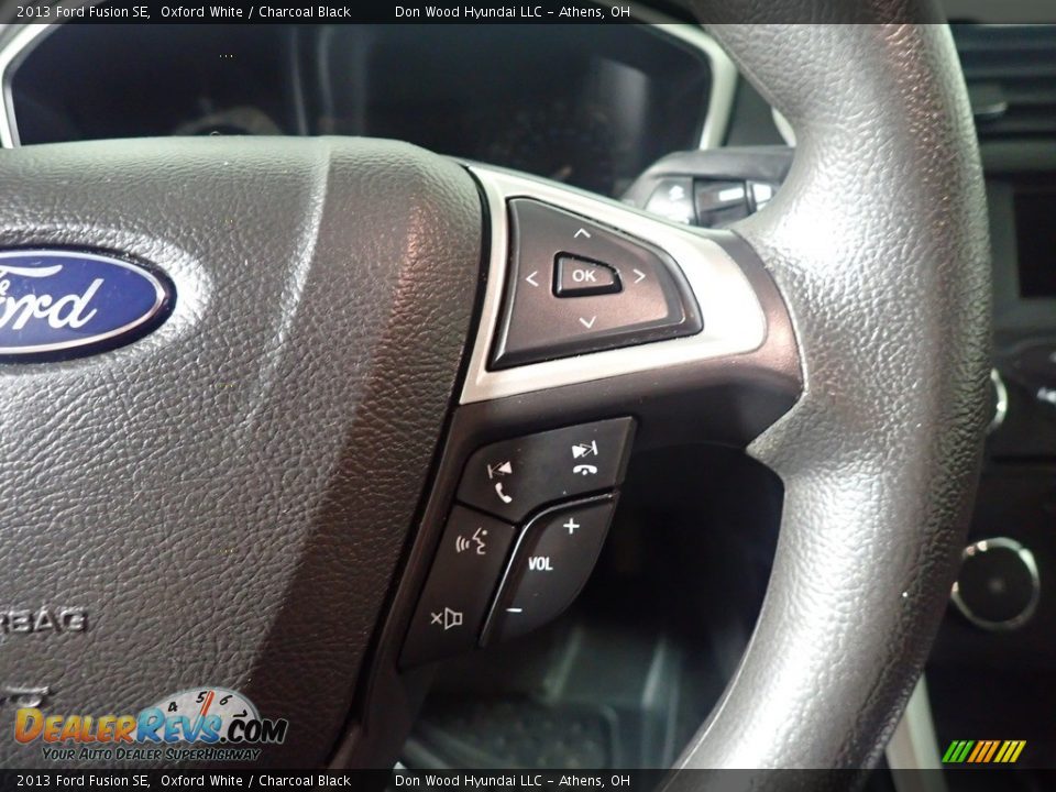 2013 Ford Fusion SE Oxford White / Charcoal Black Photo #30