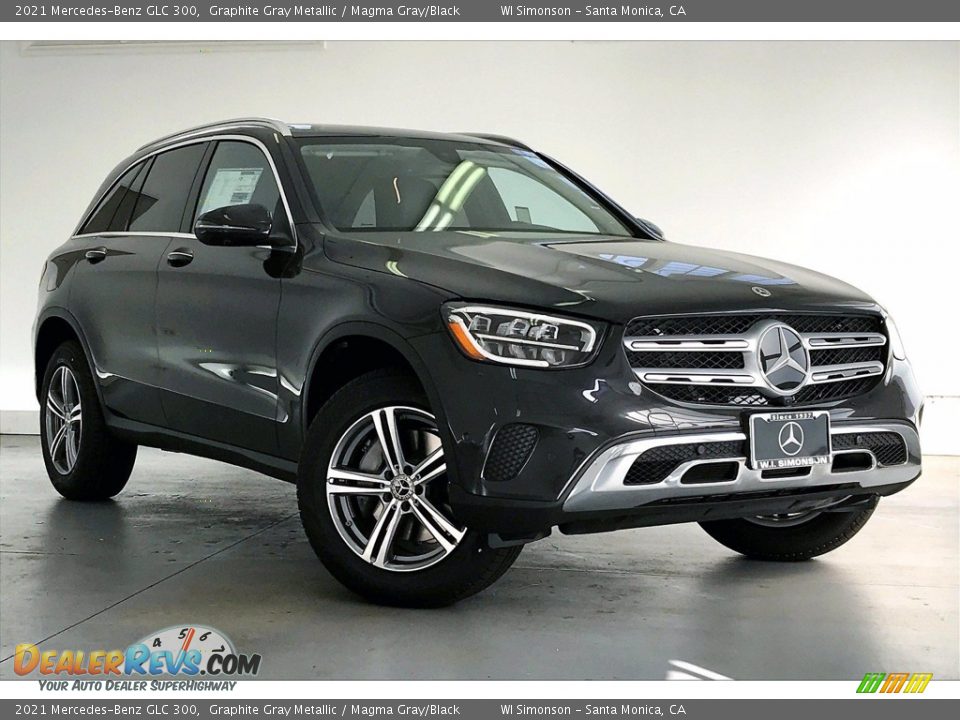 2021 Mercedes-Benz GLC 300 Graphite Gray Metallic / Magma Gray/Black Photo #12