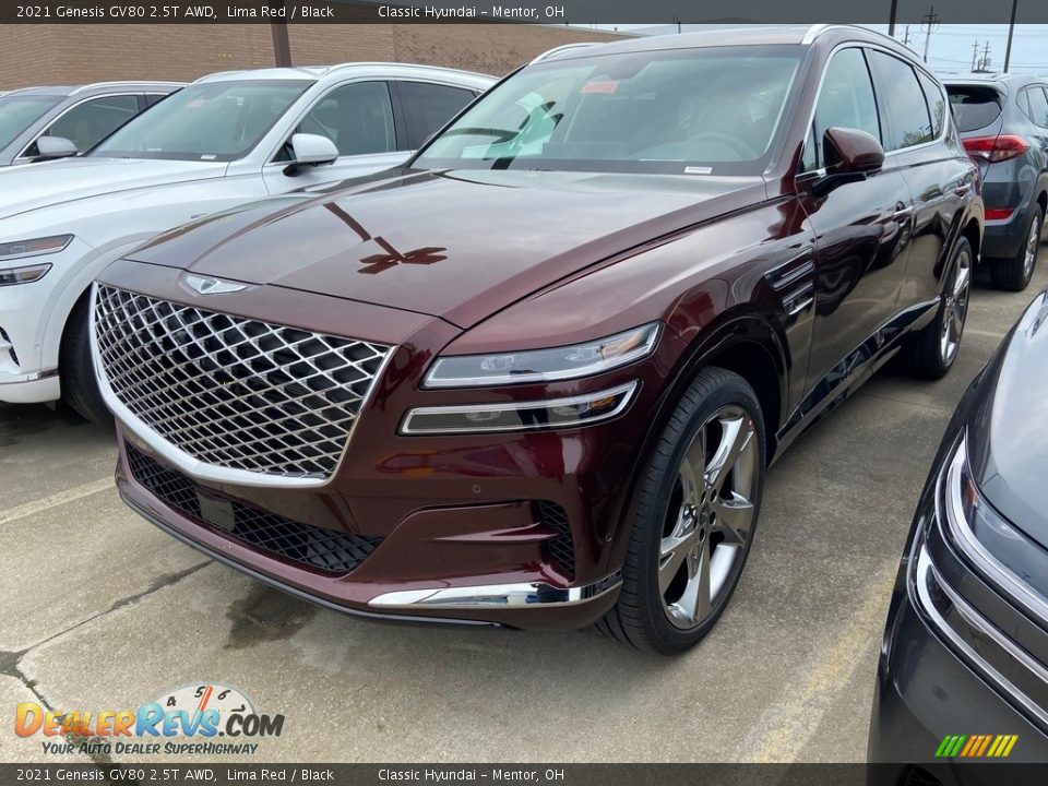 Front 3/4 View of 2021 Genesis GV80 2.5T AWD Photo #1