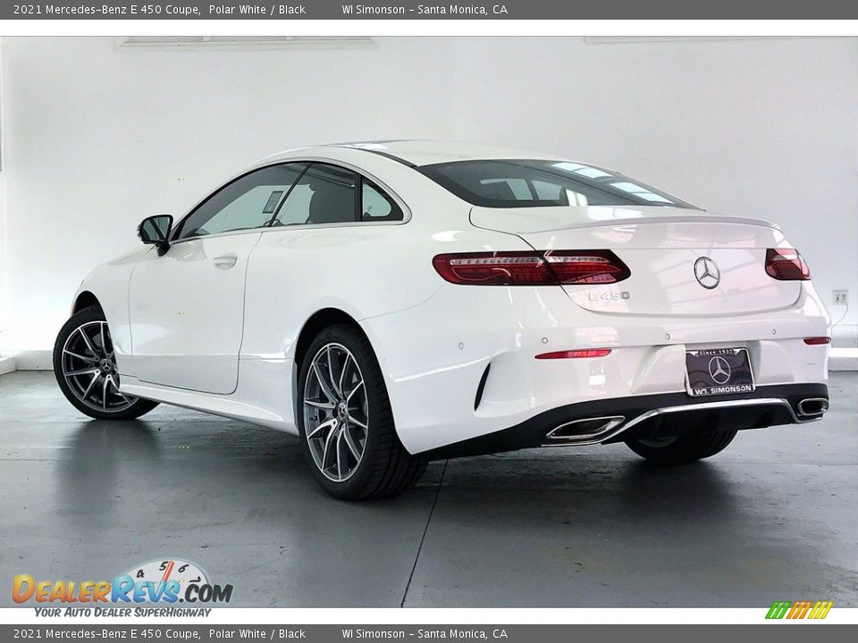 2021 Mercedes-Benz E 450 Coupe Polar White / Black Photo #2