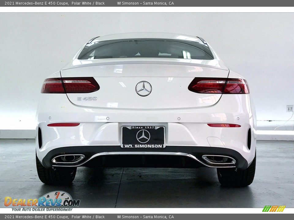 2021 Mercedes-Benz E 450 Coupe Polar White / Black Photo #3