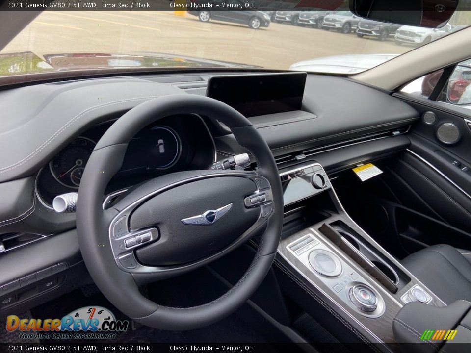 2021 Genesis GV80 2.5T AWD Lima Red / Black Photo #3