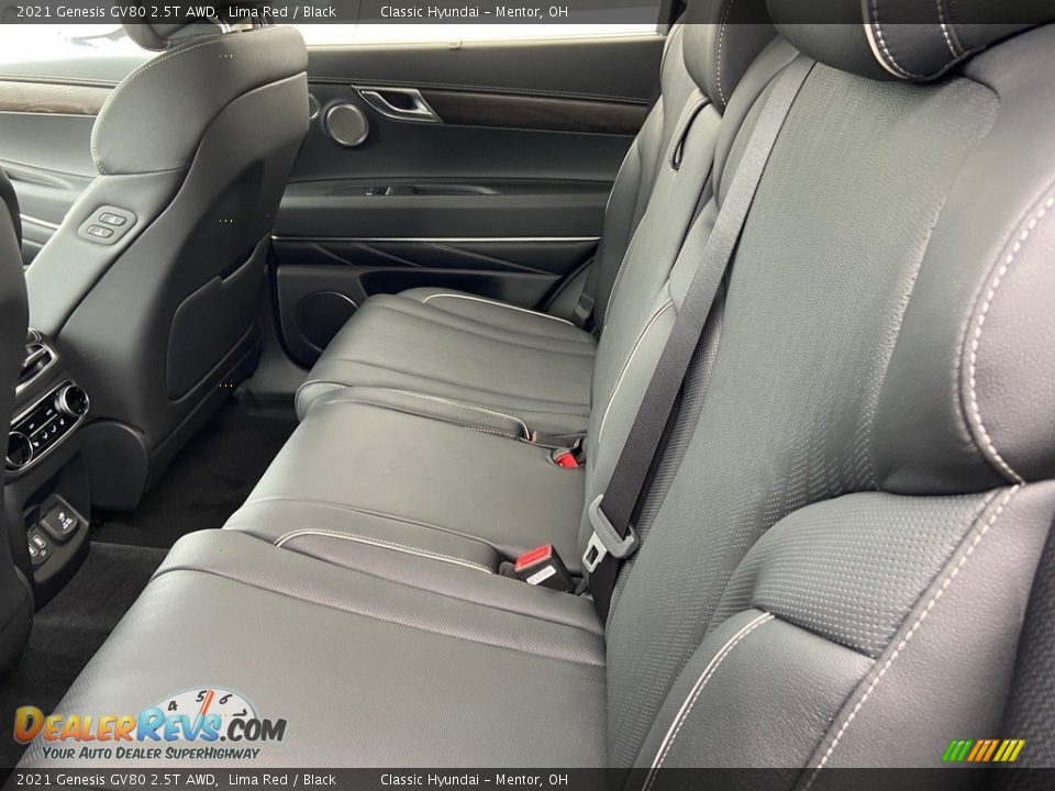 Rear Seat of 2021 Genesis GV80 2.5T AWD Photo #5