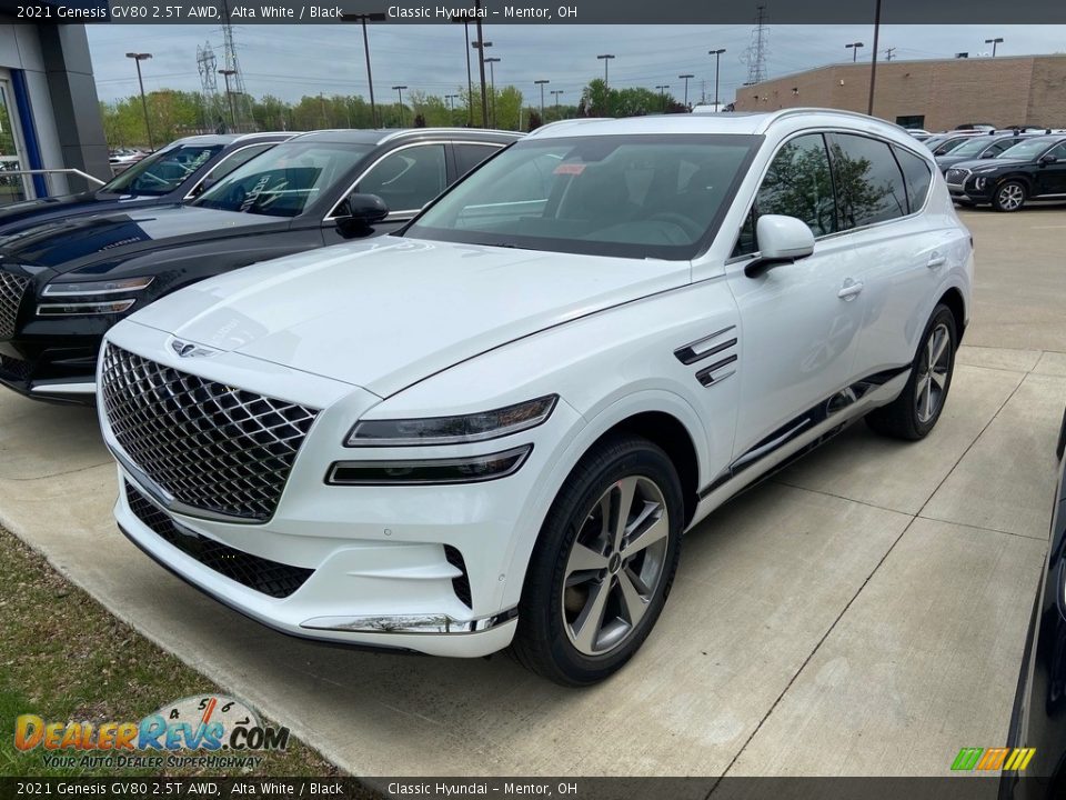 Front 3/4 View of 2021 Genesis GV80 2.5T AWD Photo #1
