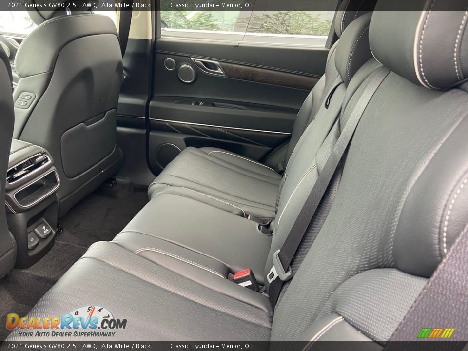 Rear Seat of 2021 Genesis GV80 2.5T AWD Photo #5