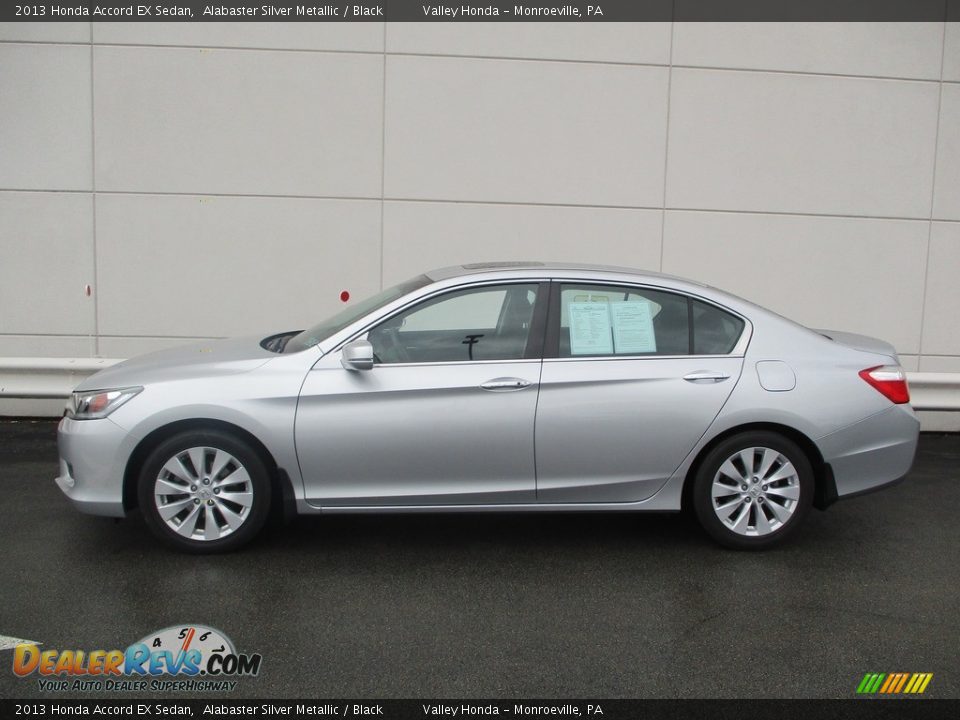 2013 Honda Accord EX Sedan Alabaster Silver Metallic / Black Photo #2