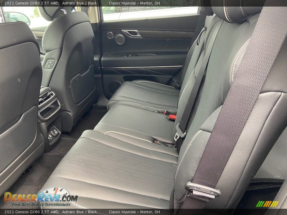 Rear Seat of 2021 Genesis GV80 2.5T AWD Photo #5