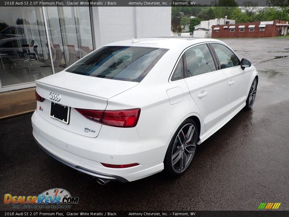 2018 Audi S3 2.0T Premium Plus Glacier White Metallic / Black Photo #4